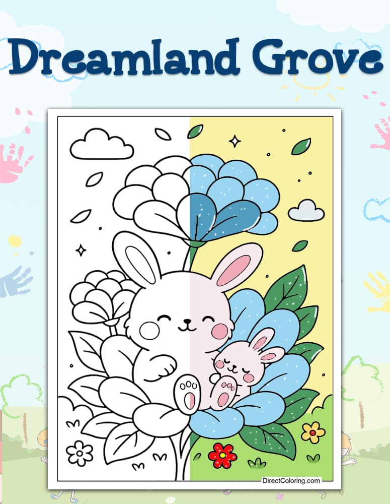 Dreamland Grove Coloring Pages